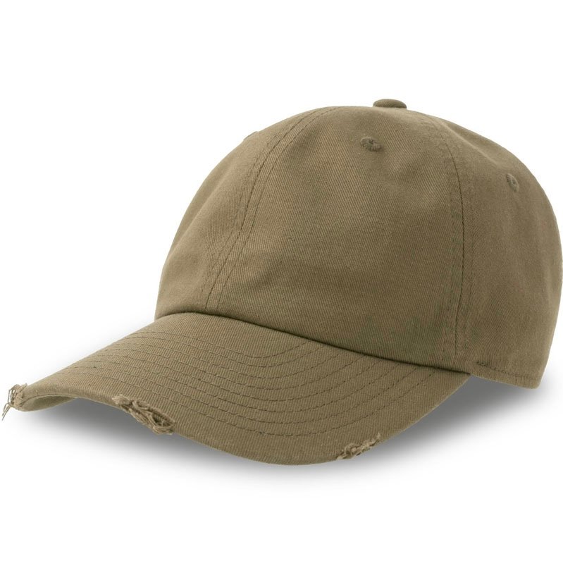 DISTRESSED CAP | OLIVE