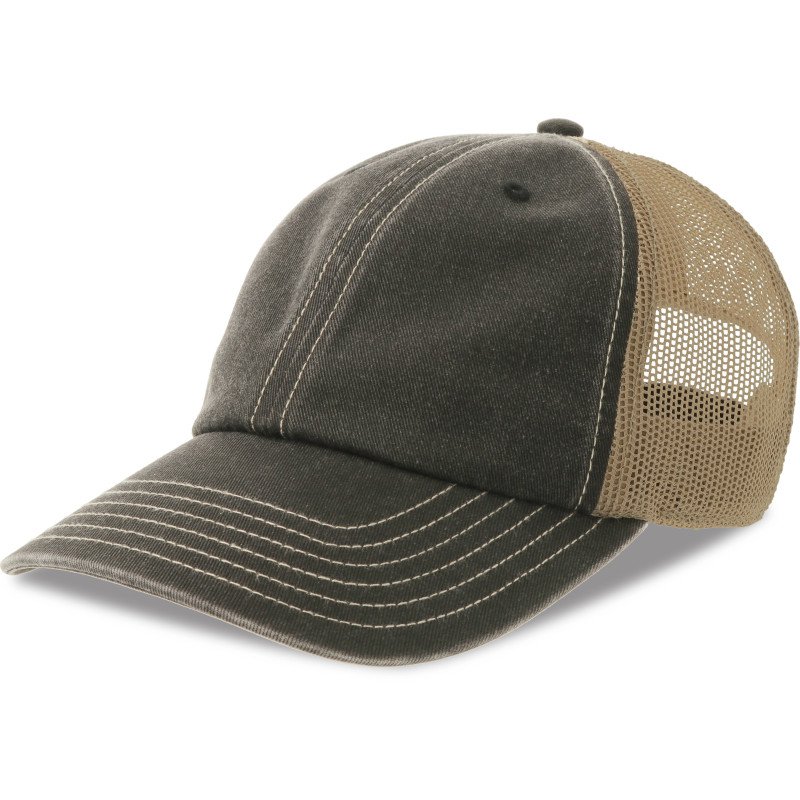 BLACK TRUCKER CAP